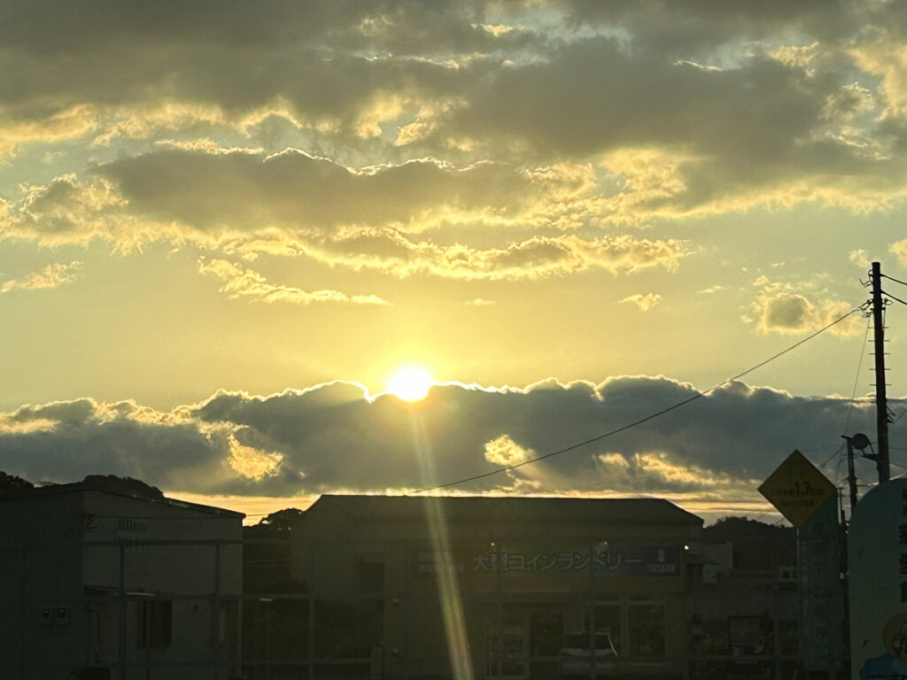 初日の出｜西川名（房総）でダイビング｜ダイビングプロショップ パル｜2026/01/01